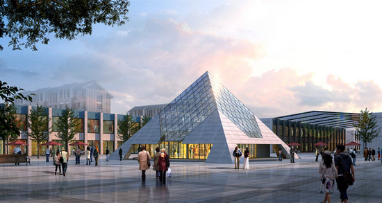 儋州金字塔网架
